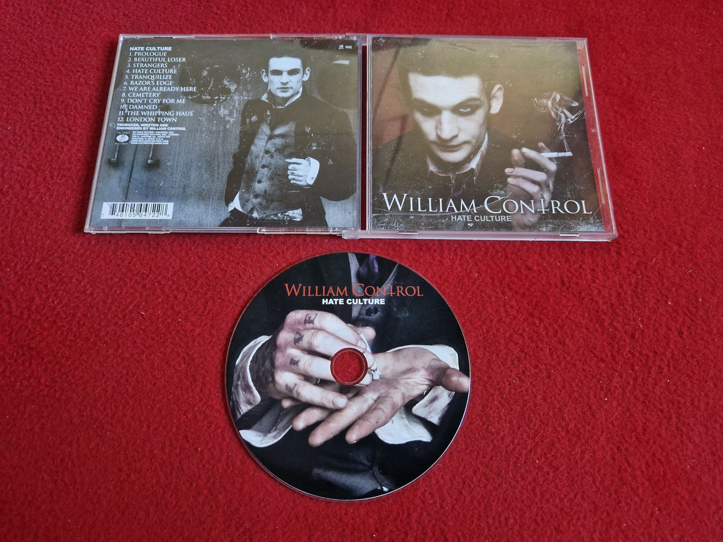 WILLIAM CONTROL HATE CULTURE till CD