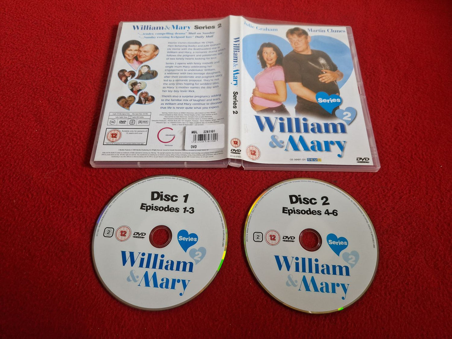 WILLIAM & MARY SERIES 2 DVD