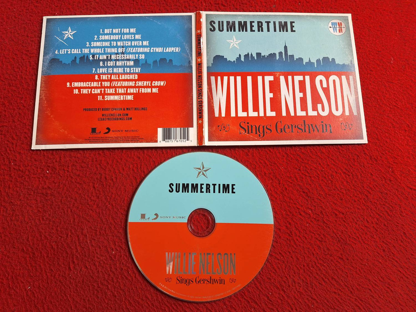 WILLIE NELSON SINGS GERSHWIN - SUMMERTIME CD