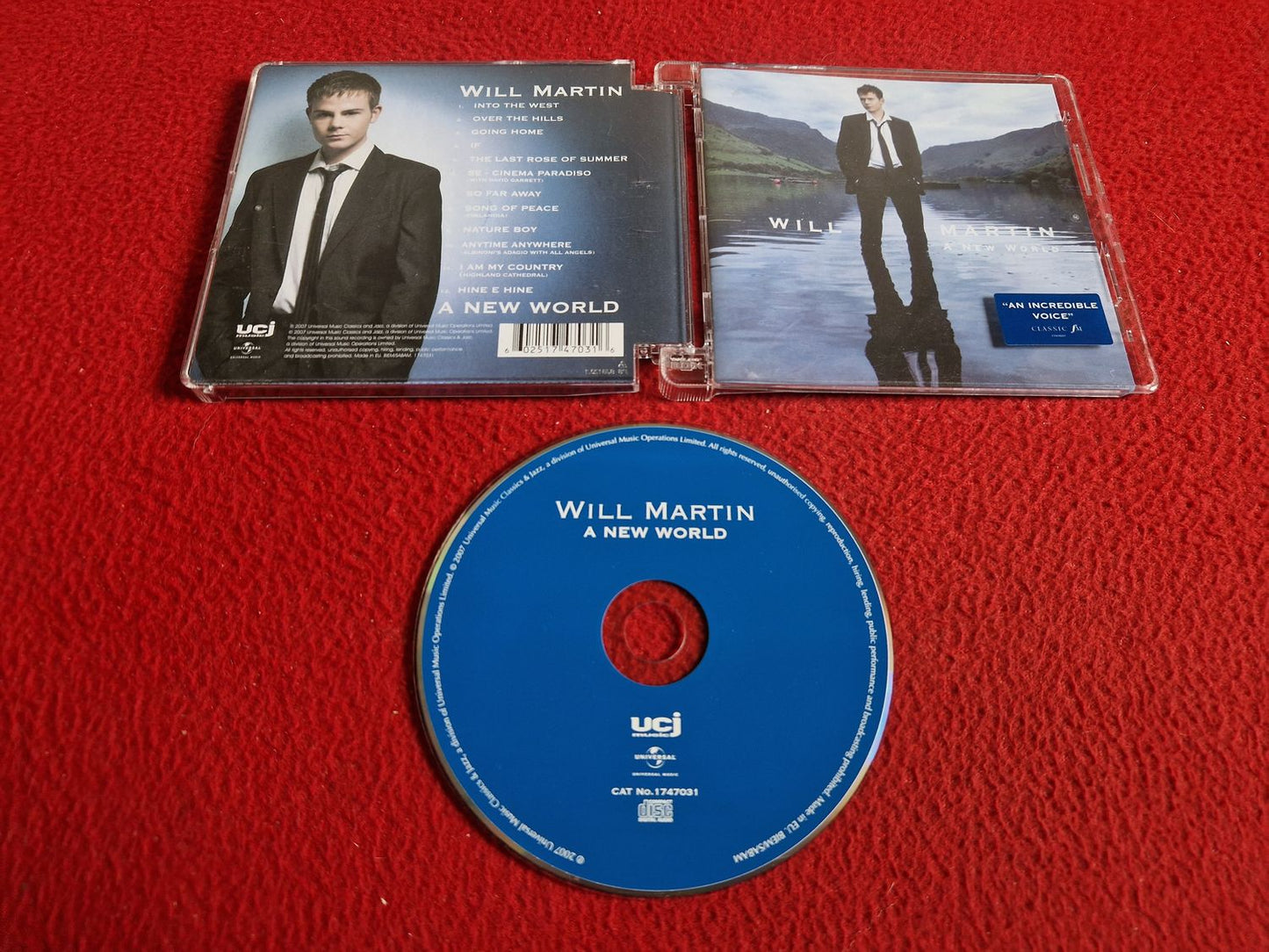 WILL MARTIN A NEW WORLD CD
