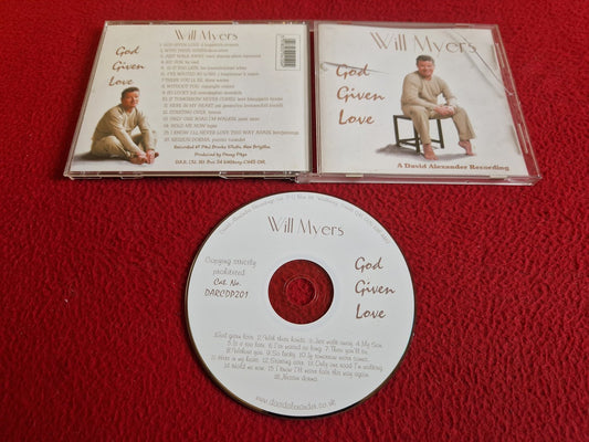 WILL MYERS GOD GIVEN LOVE ALBUM CD