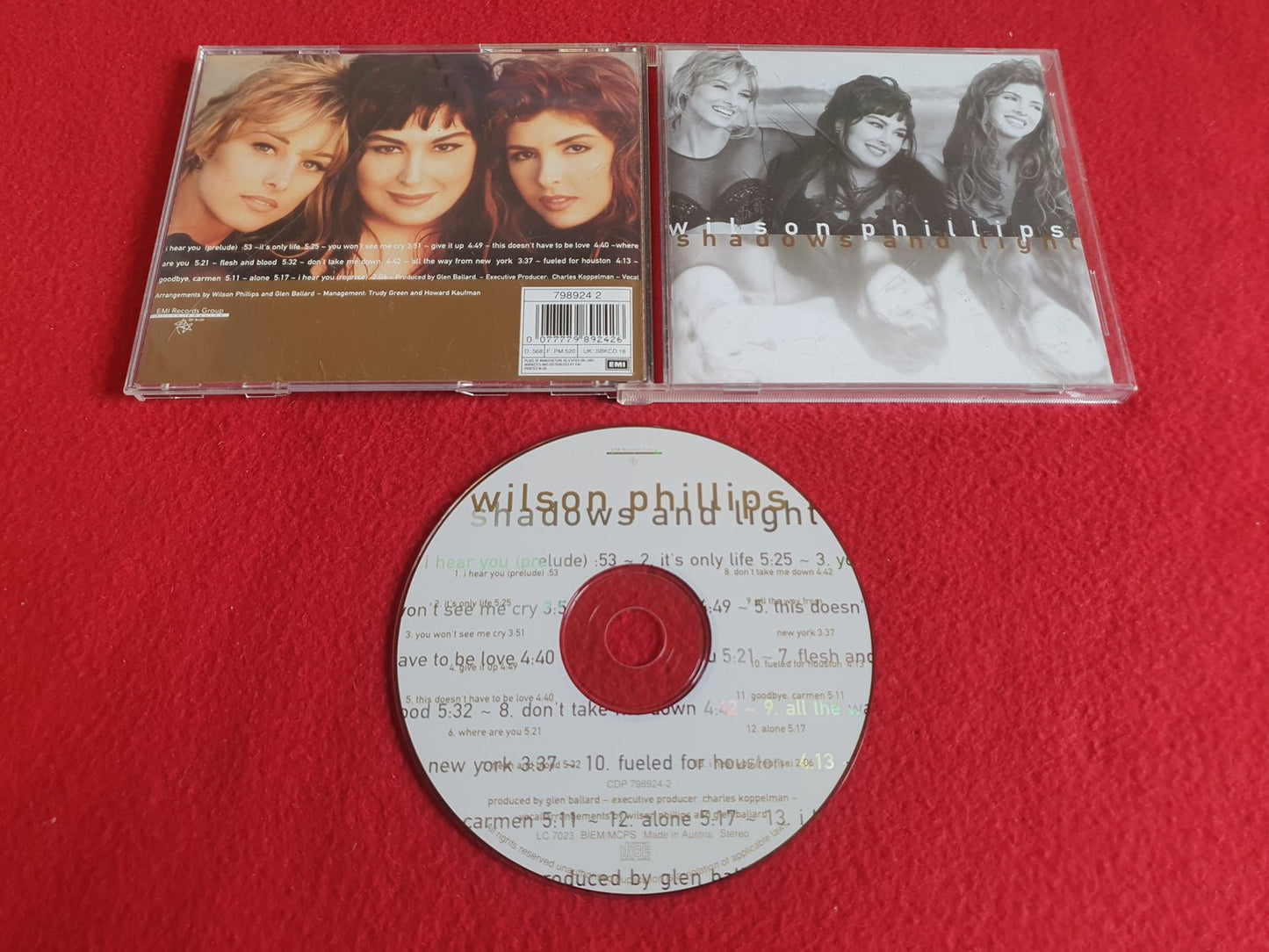 WILSON PHILLIPS SHADOWS AND LIGHT till CD