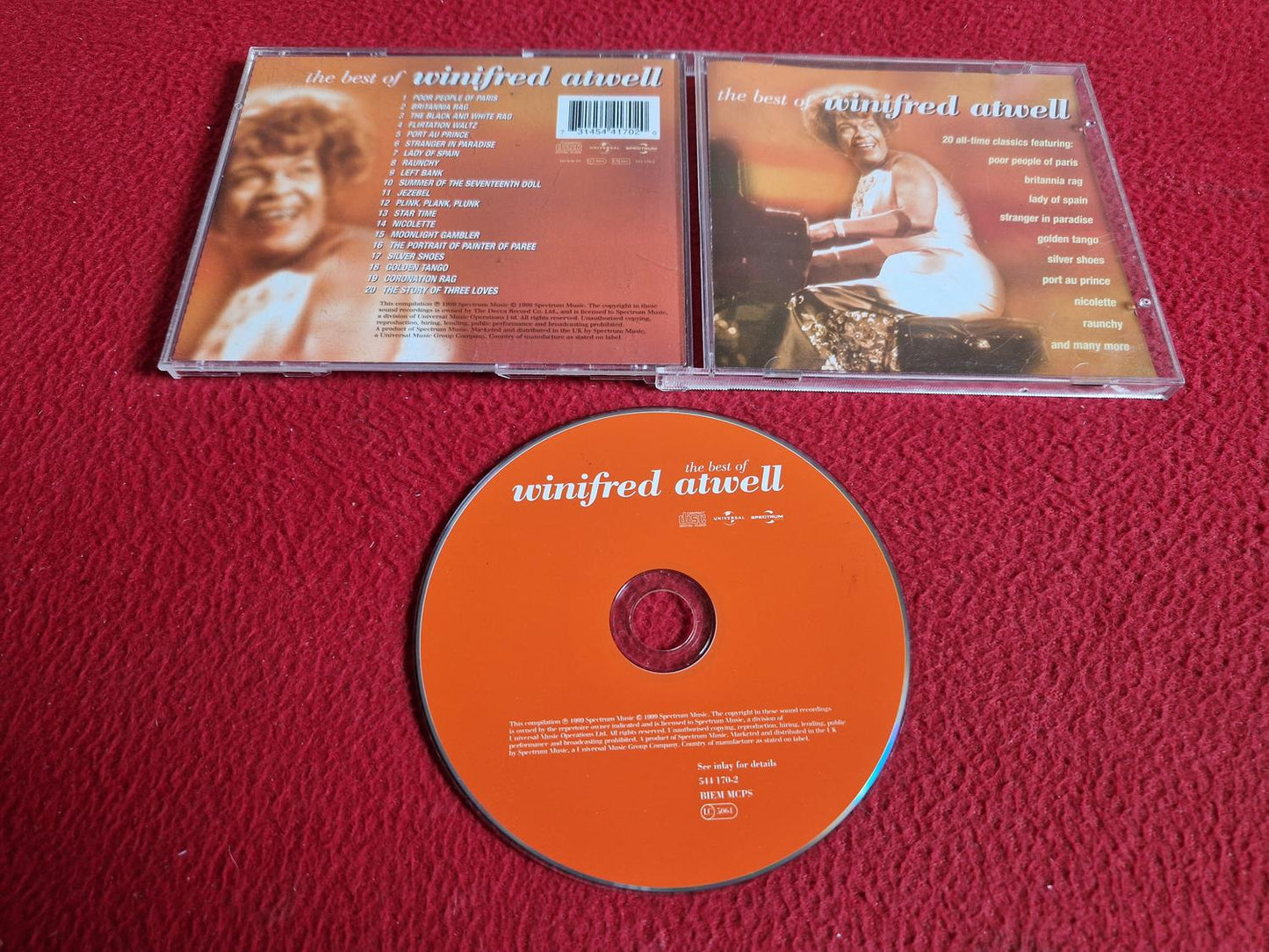WINIFRED ATWELL THE BEST OF CD