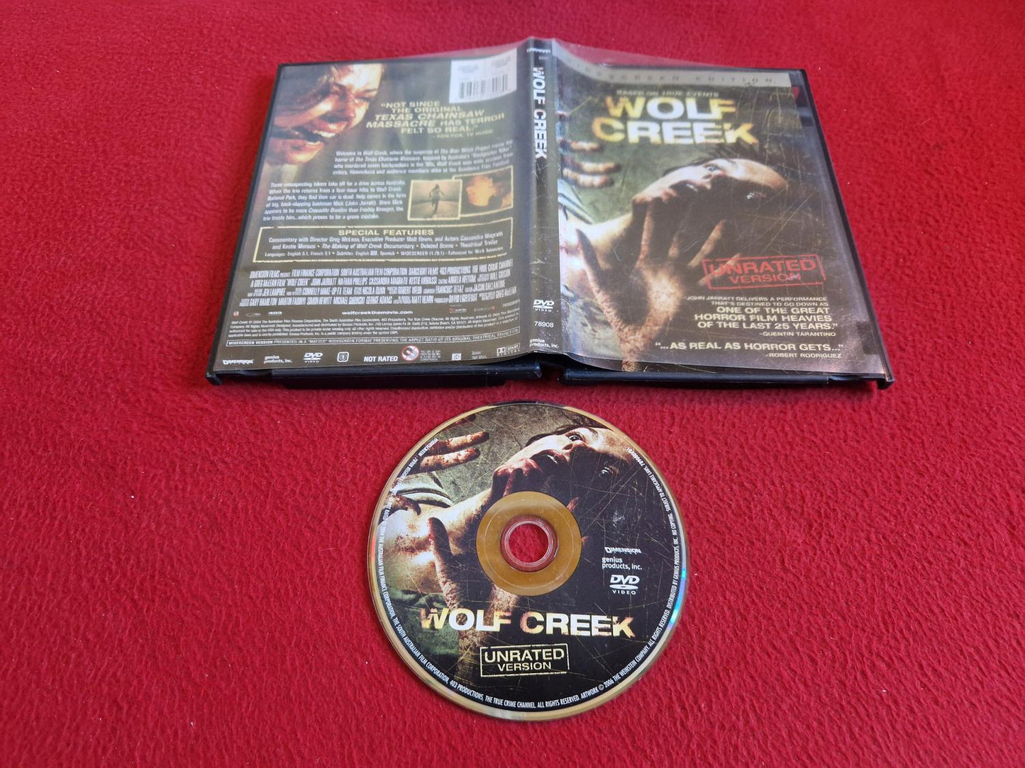 WOLF CREEK UNRATED VERSION [ NTSC ] DVD