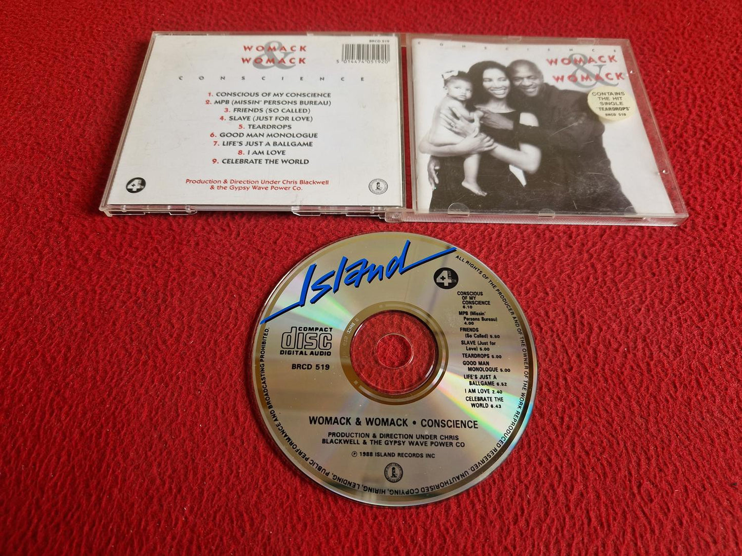 WOMACK & WOMACK CONSCIENCE CD