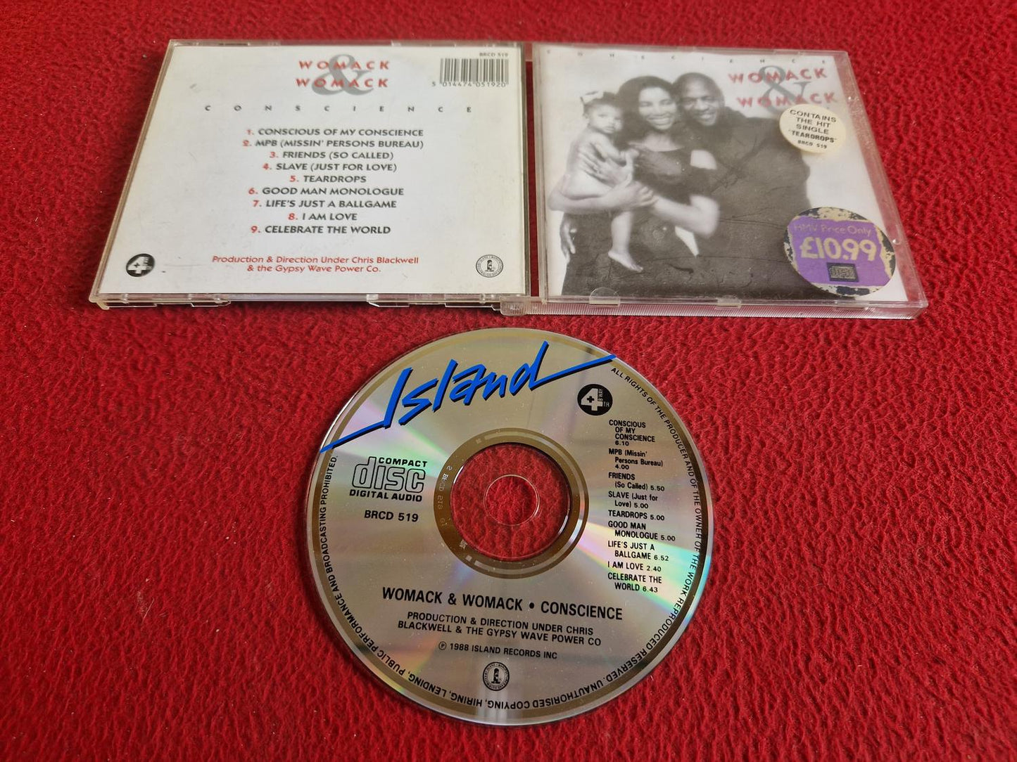 WOMACK & WOMACK CONSCIENCE CD