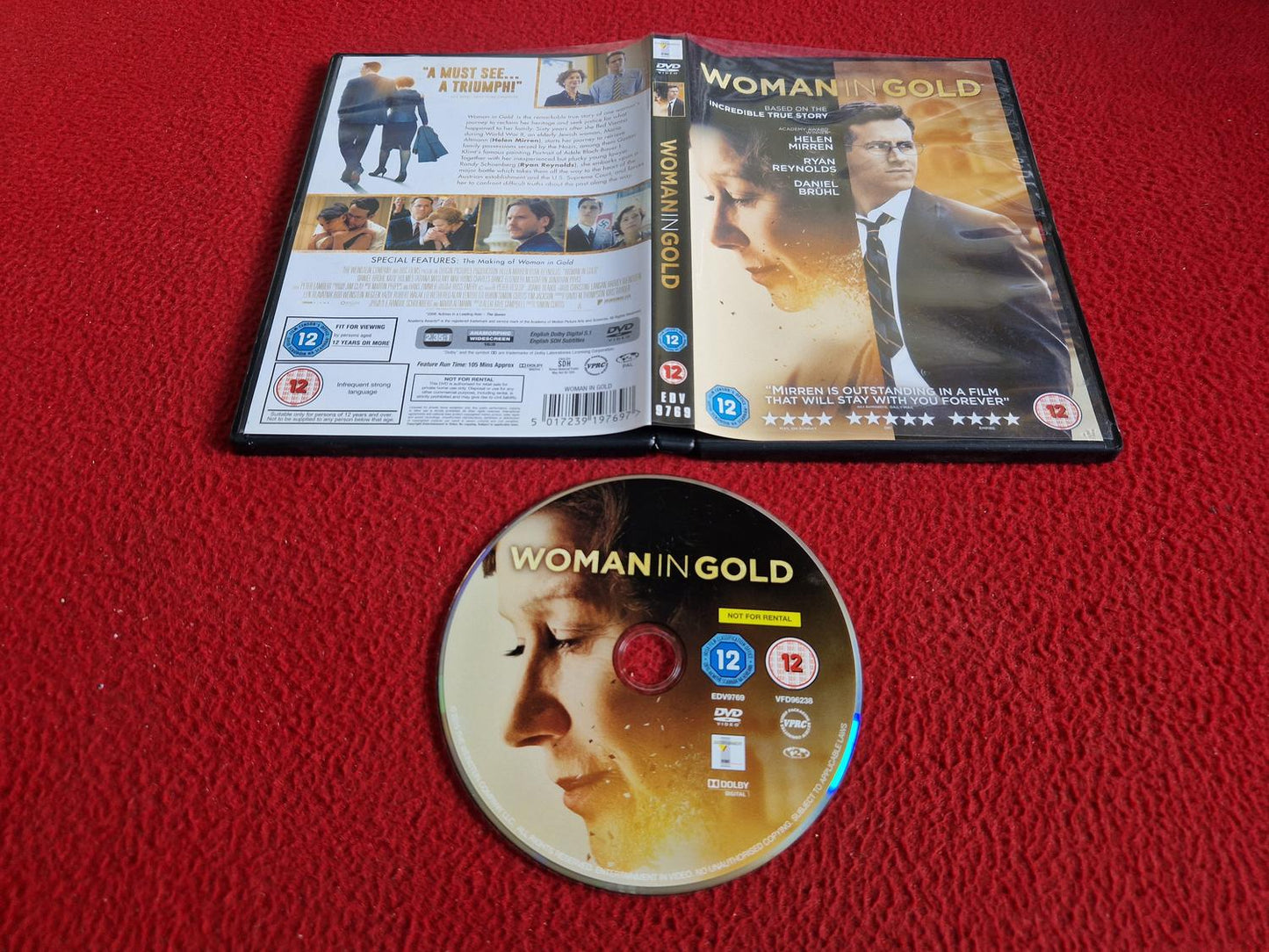 WOMAN IN GOLD DVD