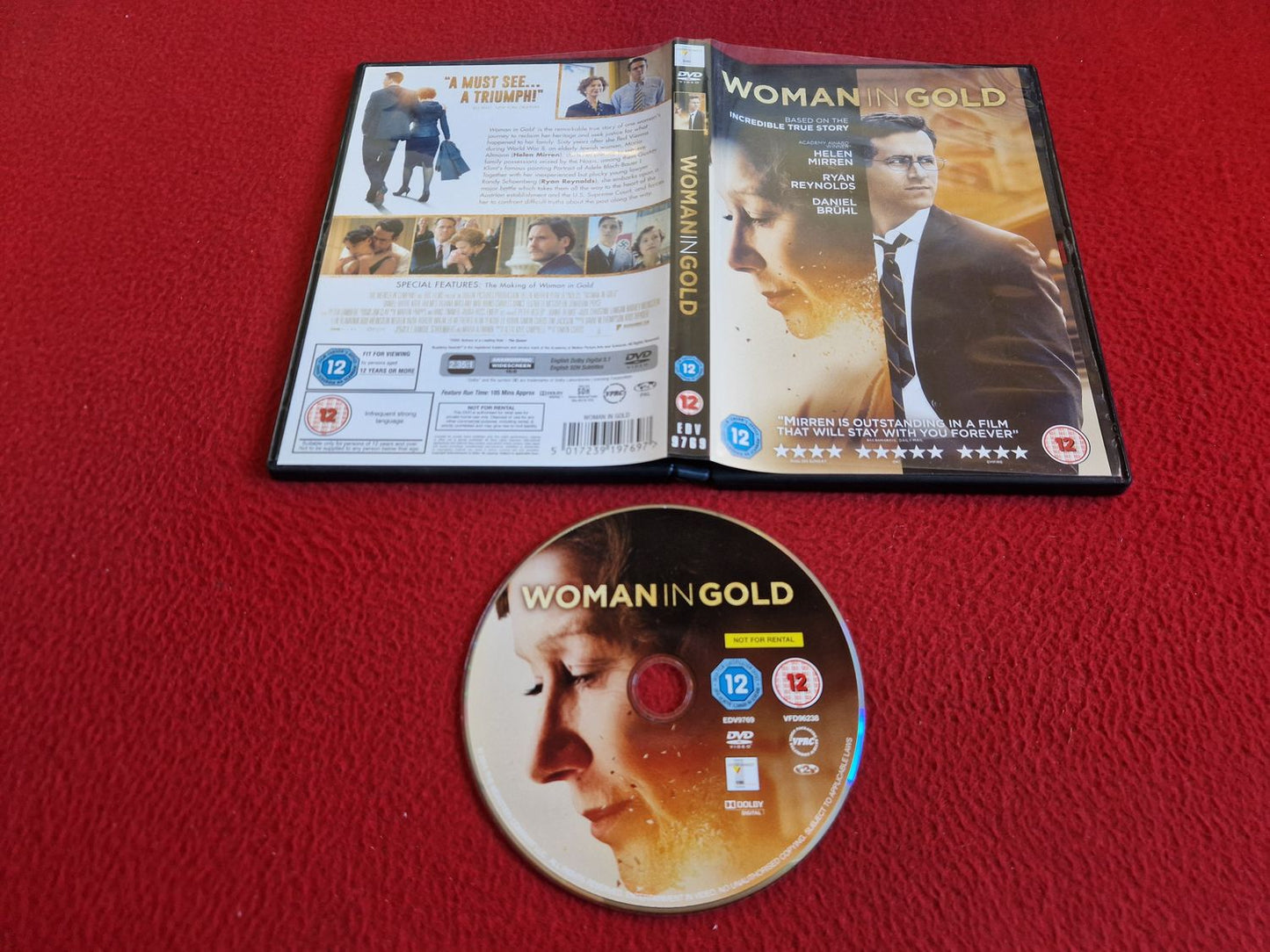 WOMAN IN GOLD DVD