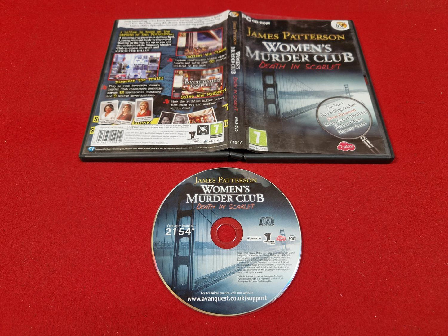 WOMEN'S MURDER CLUB DEATH IN SCARLET [ HIDDEN OBJECT GAME ] till PC