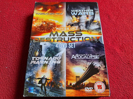 WORLD ON FIRE / WEATHER WARS / TORNADO WARNING / QUANTUM APOCALYPSE BOX DVD