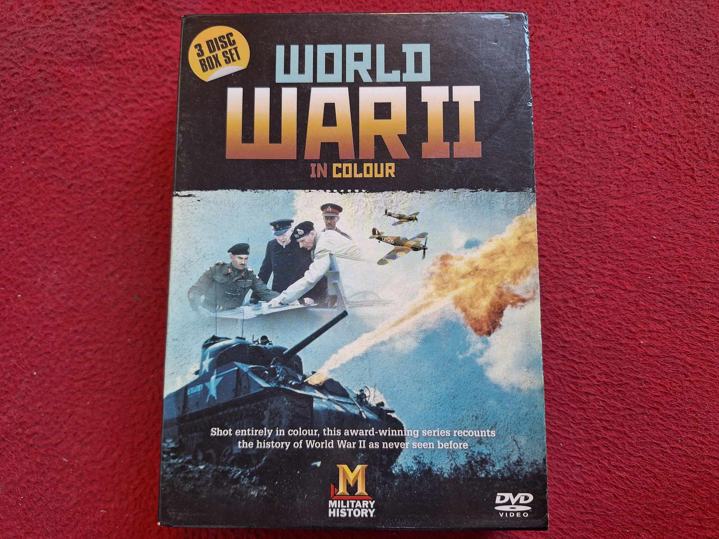 WORLD WAR II IN COLOUR BOX DVD