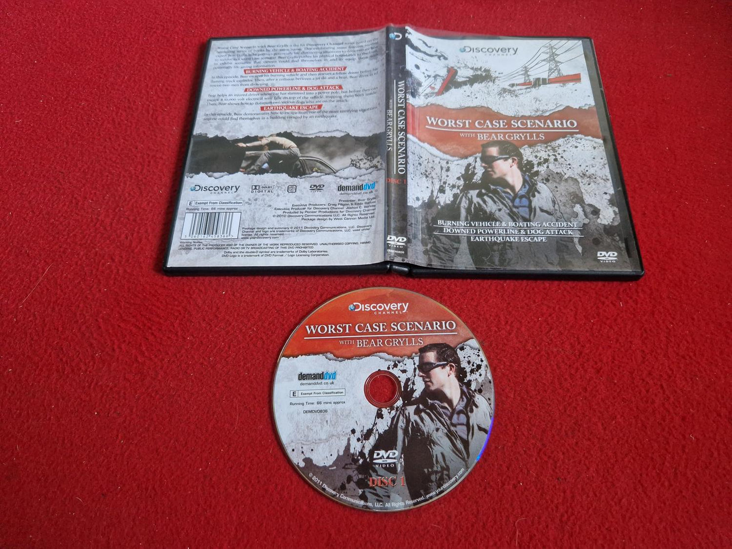 WORST CASE SCENARIO WITH BEAR GRYLLS DVD