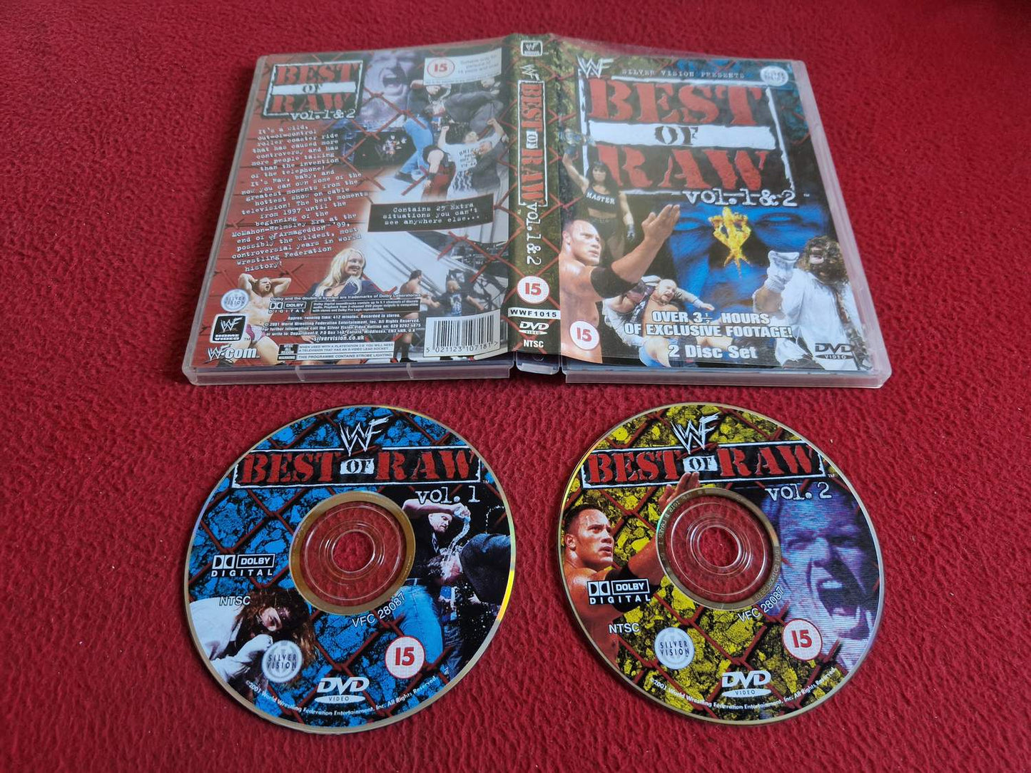 WRESTLING BEST OF RAW VOL 1 & 2 DVD