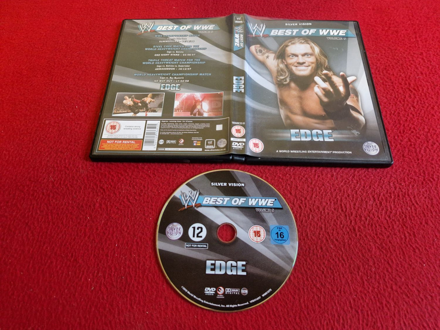 WRESTLING BEST OF WWE EDGE DVD