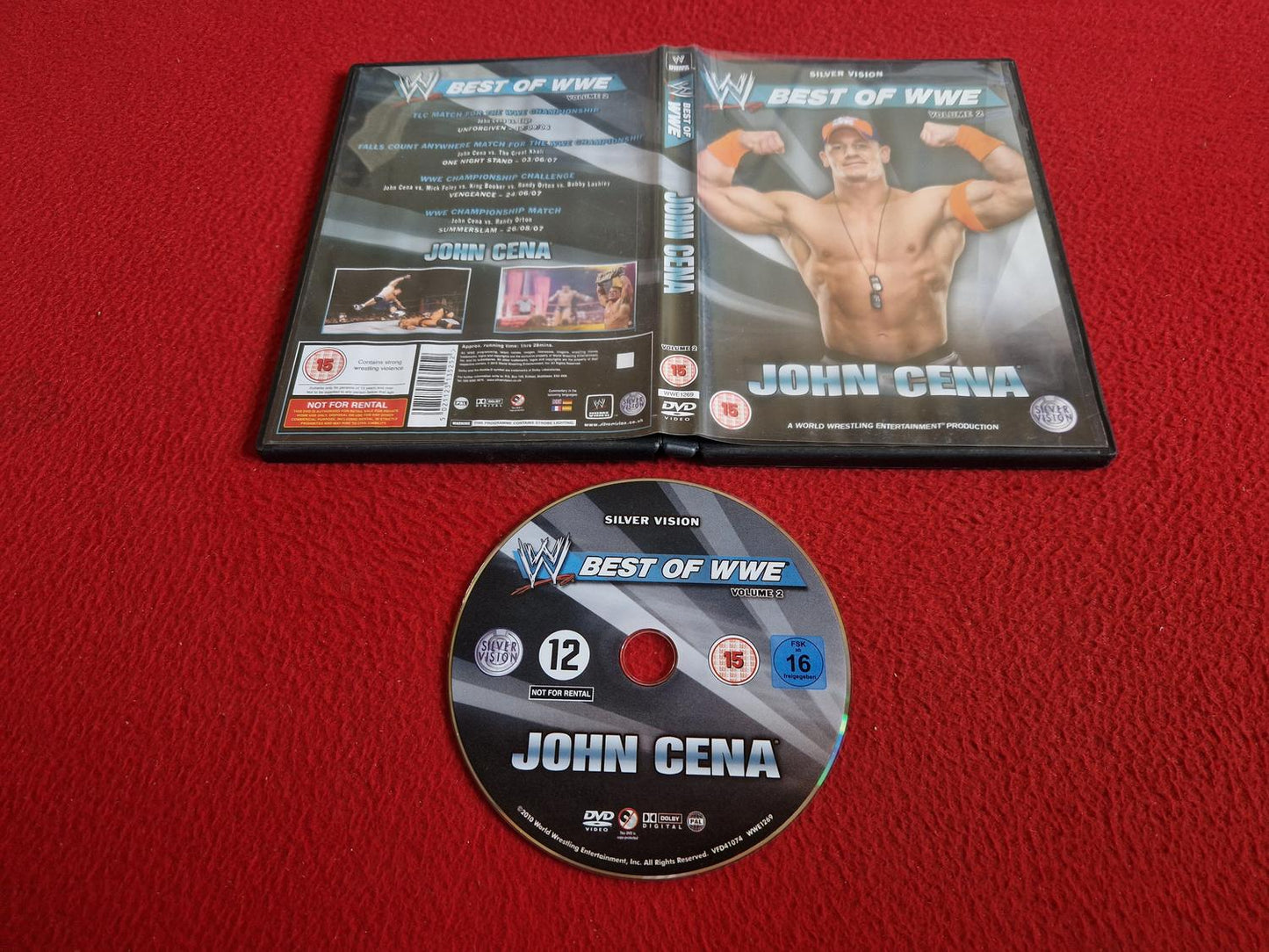 WRESTLING BEST OF WWE JOHN CENA DVD