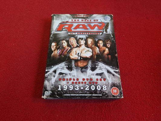 WRESTLING THE BEST OF RAW 15TH ANNIVERSARY 1993 - 2008 BOX till DVD