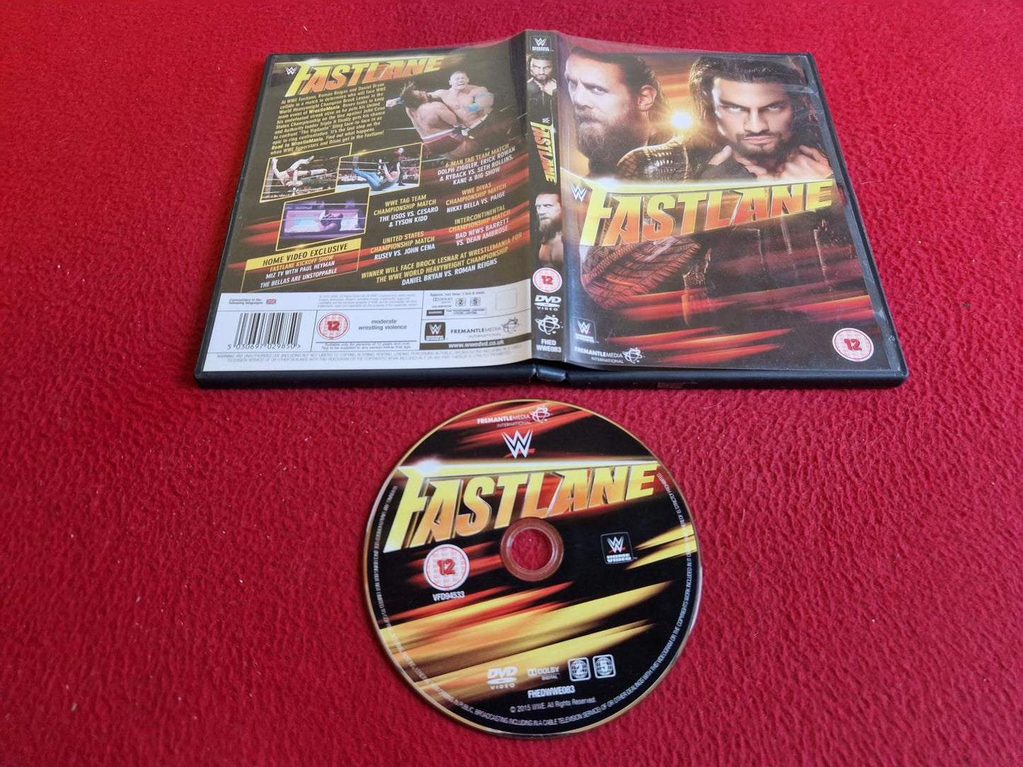 WRESTLING WWE FASTLANE DVD