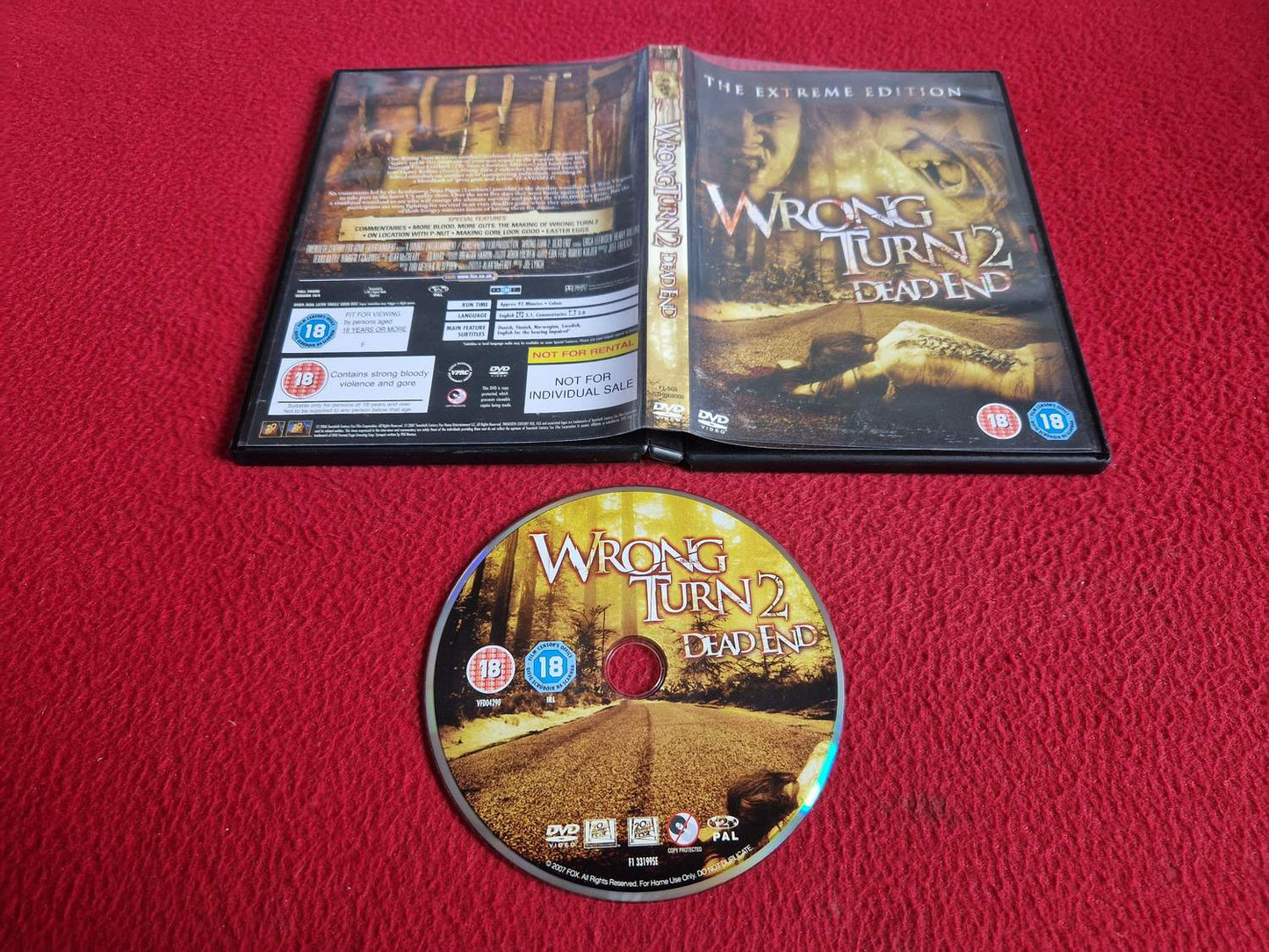 WRONG TURN 2 DEAD END DVD