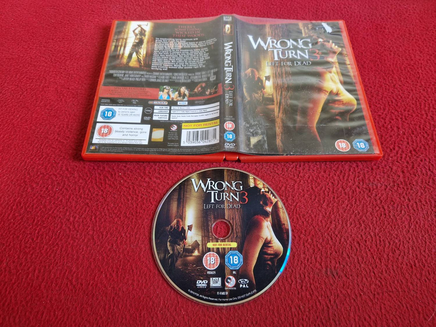 WRONG TURN 3 LEFT FOR DEAD [ SVENSK TEXT ] DVD