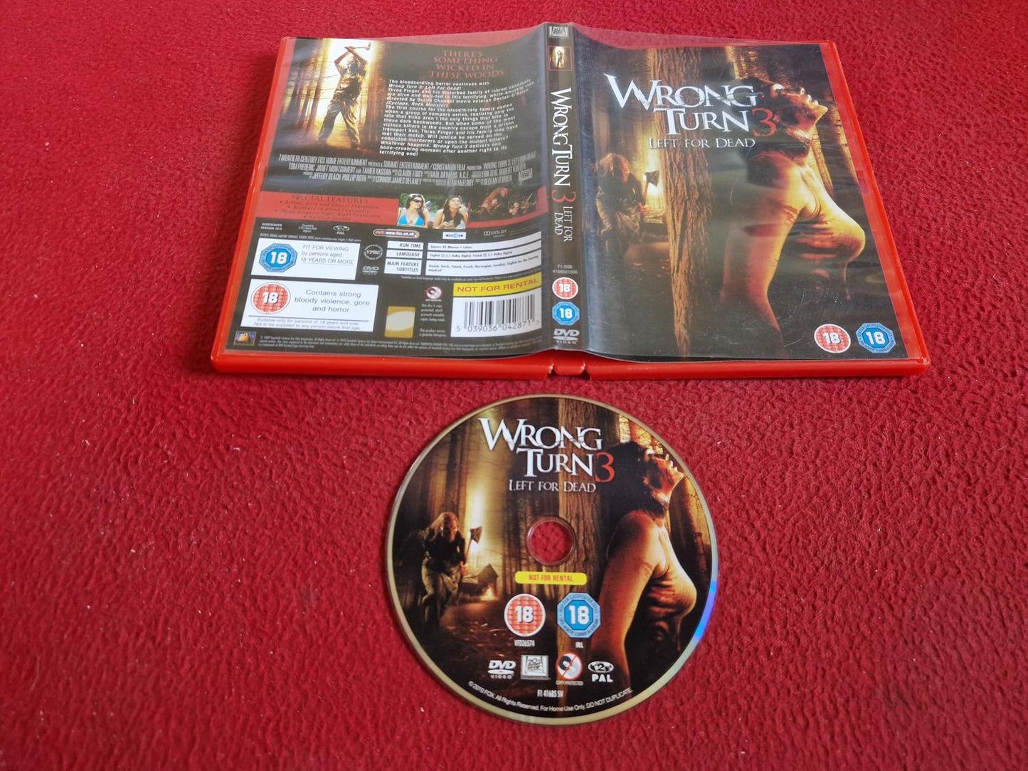WRONG TURN 3 [ SVENSK TEXT ] DVD