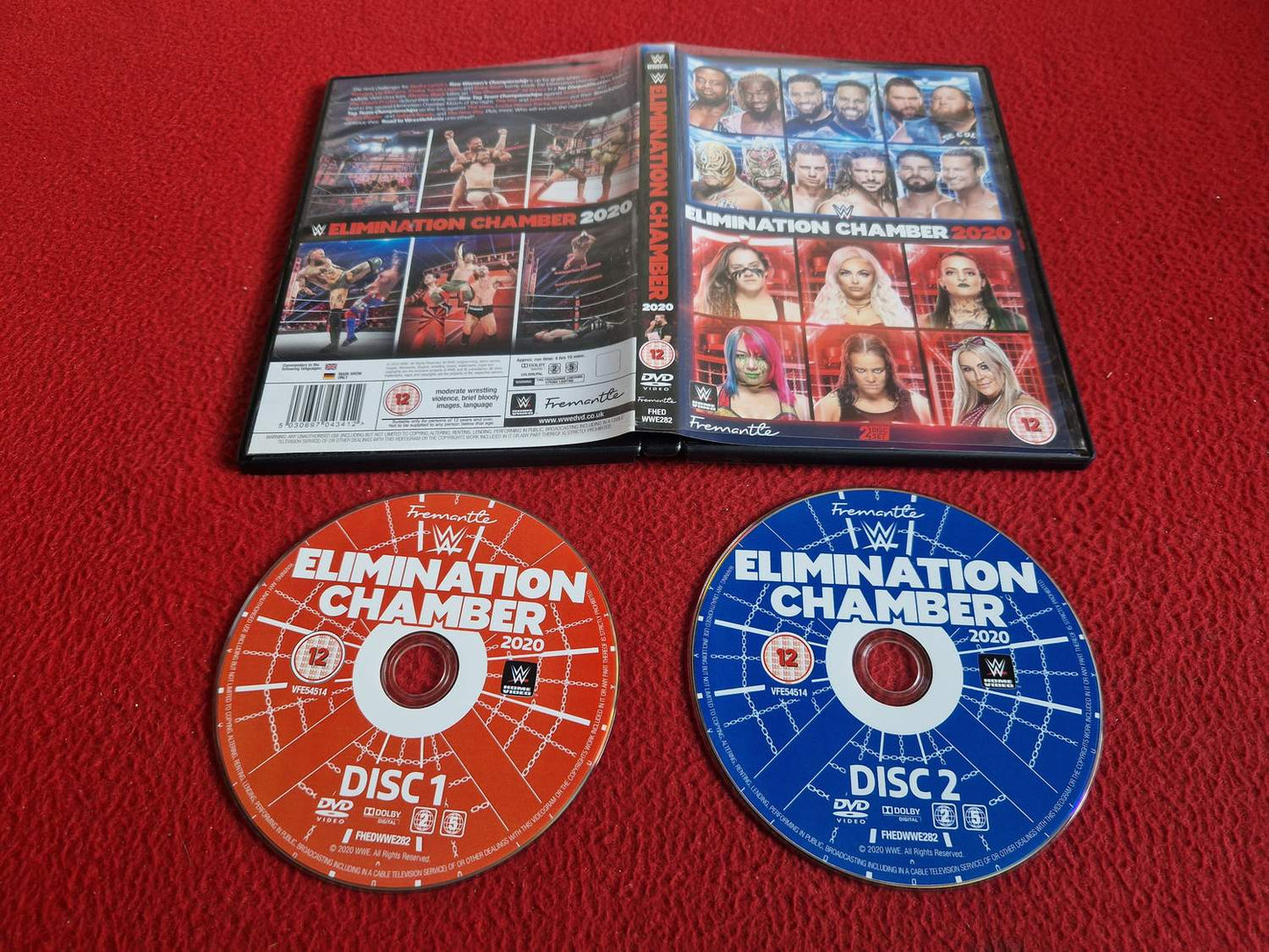 WWE ELIMINATION CHAMBER 2020 DVD