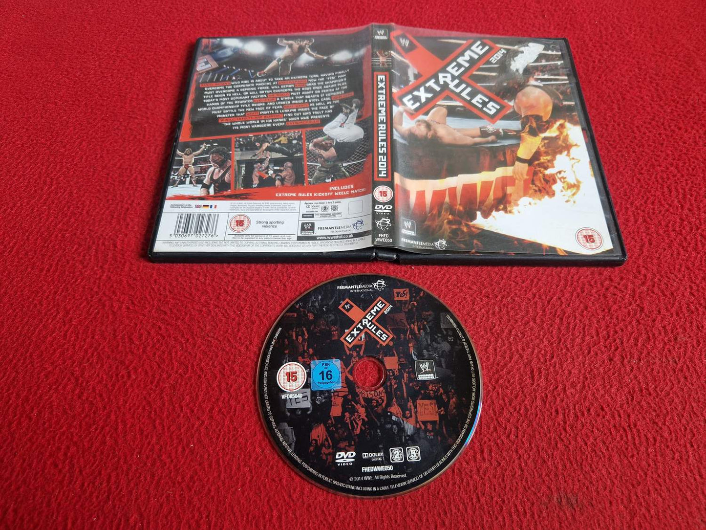 WWE EXTREME RULES 2014 DVD
