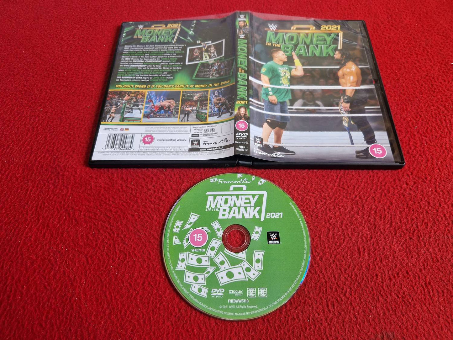 WWE MONEY IN THE BANK 2021 DVD