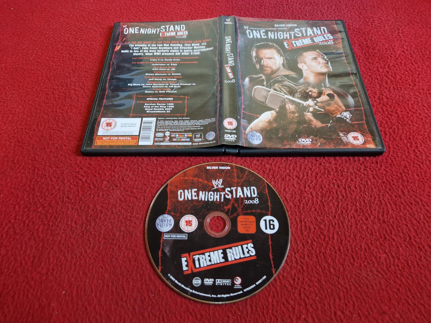 WWE ONE NIGHT STAND EXTREME RULES 2008 DVD