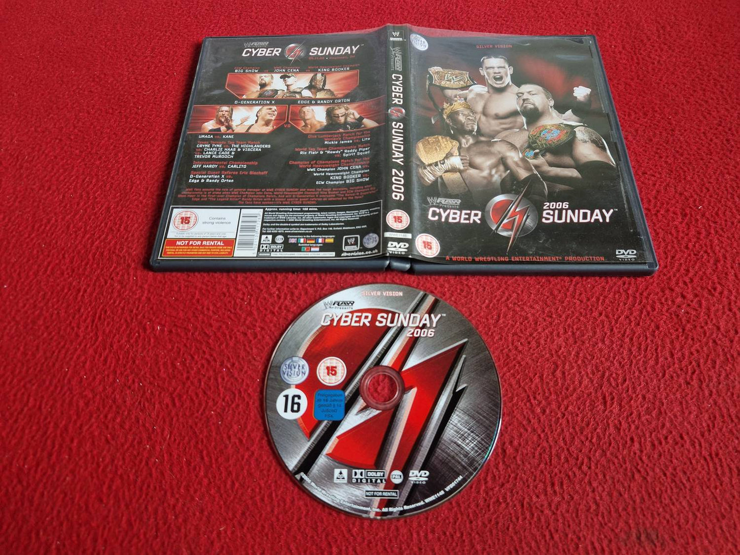 WWE RAW PRESENTS CYBER SUNDAY 2006 DVD