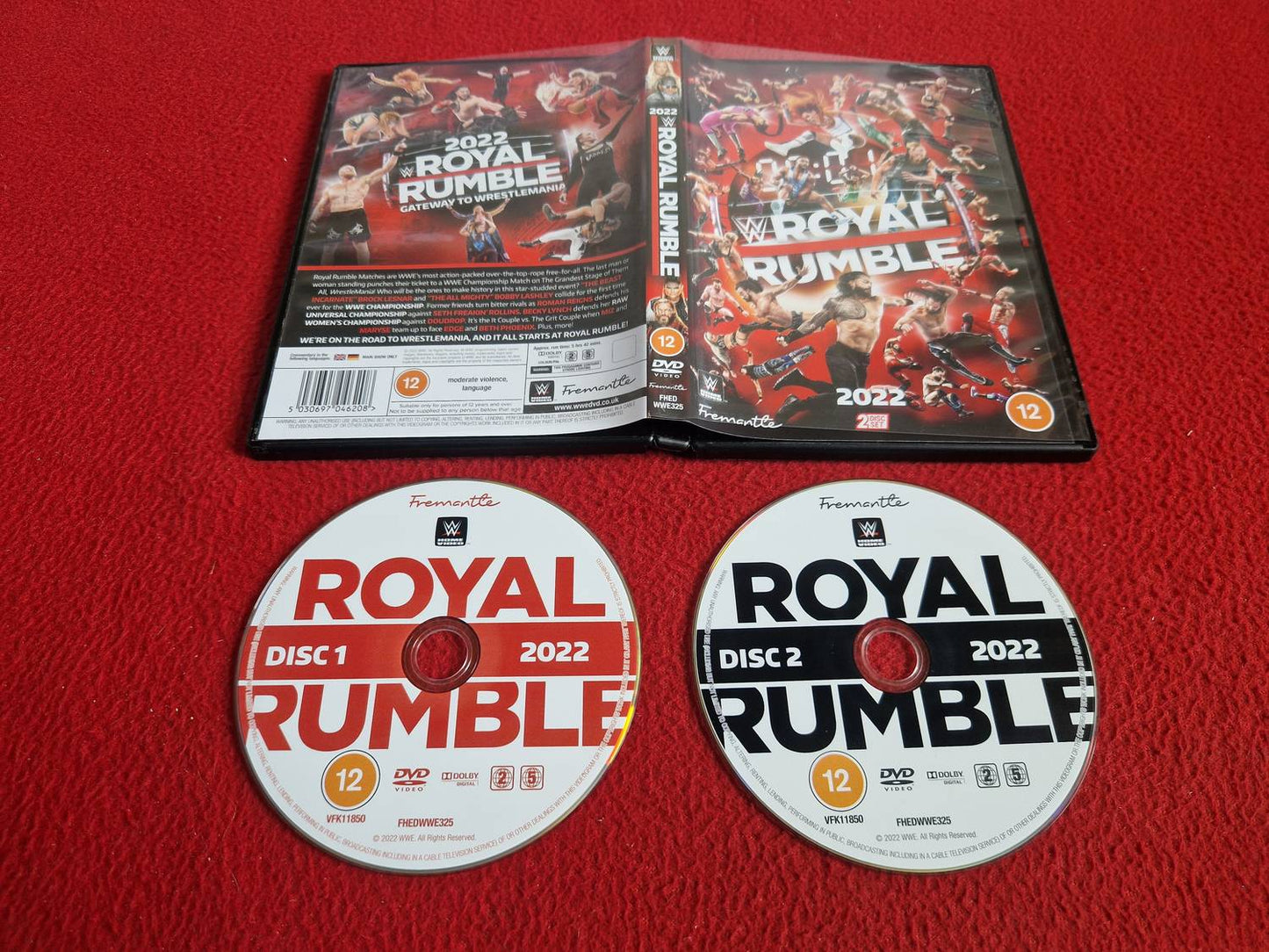 WWE ROYAL RUMBLE 2022 DVD