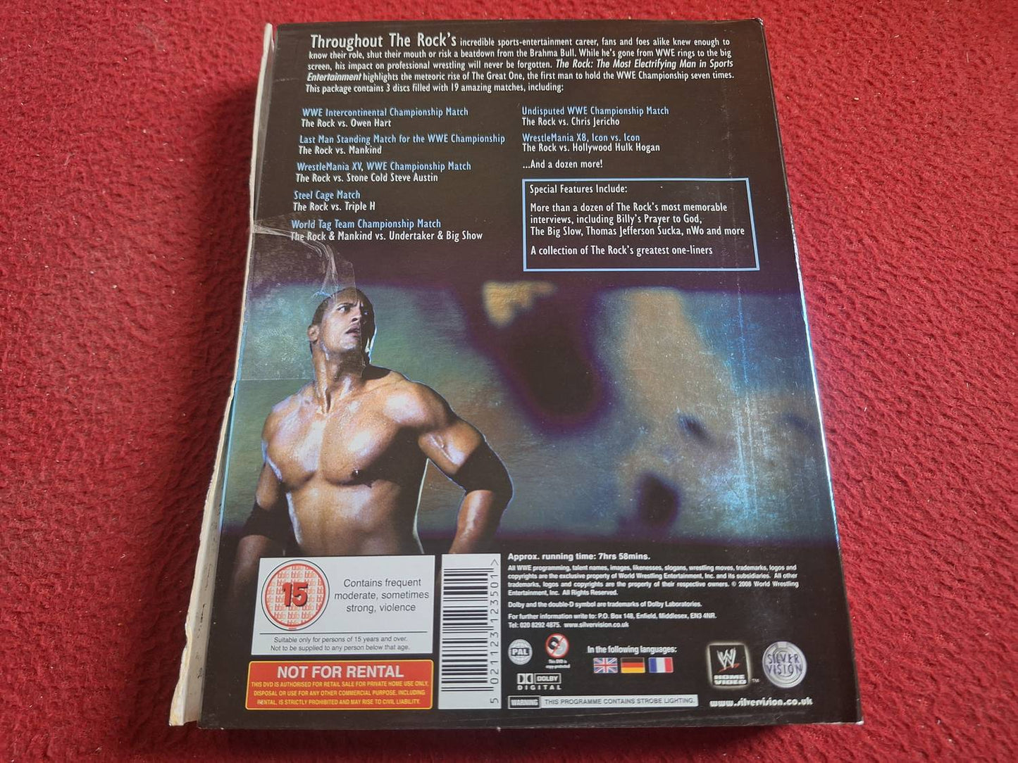 WWE THE ROCK BOX DVD