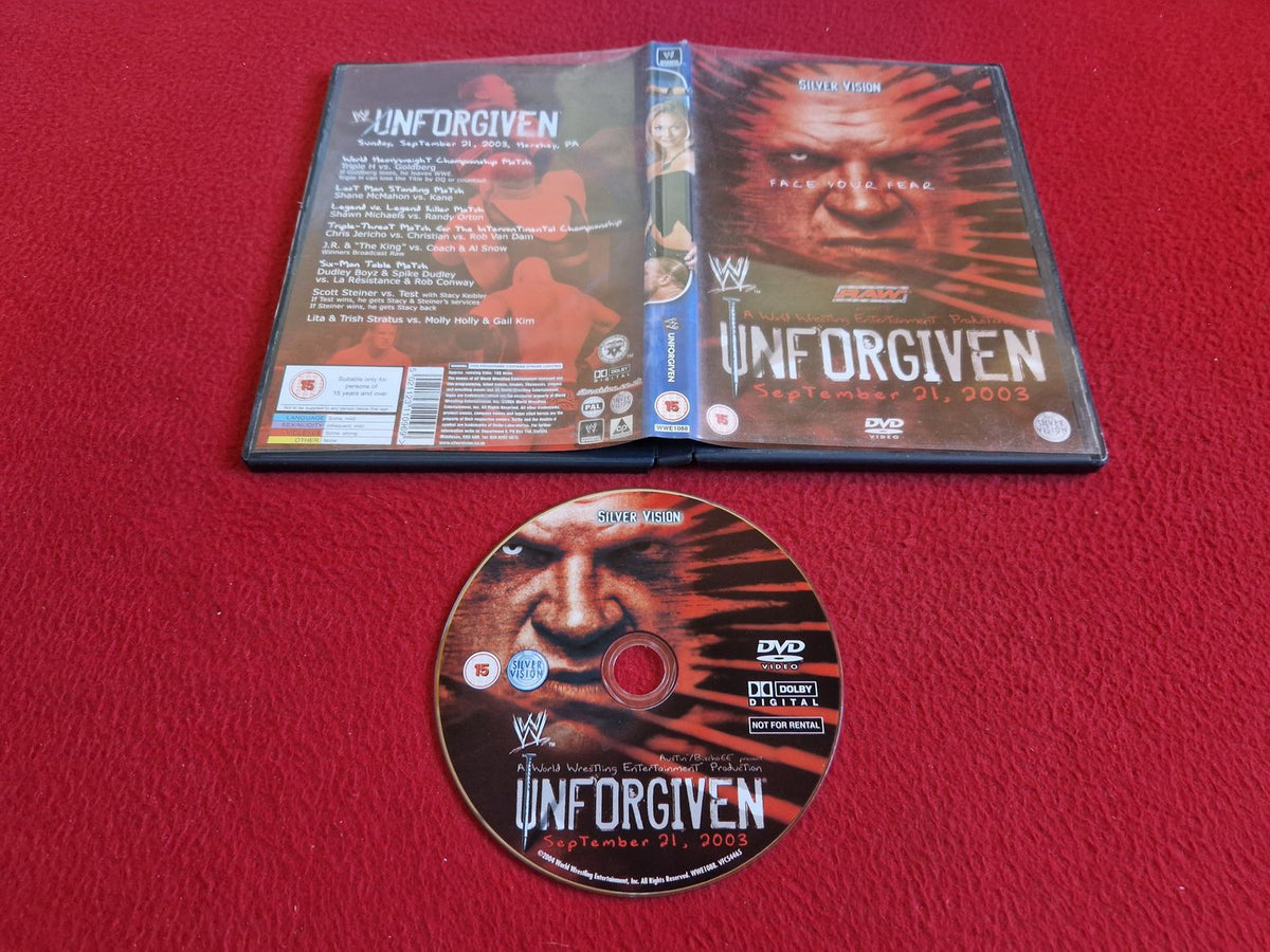 WWE UNFORGIVEN SEPTEMBER 21 2003 DVD