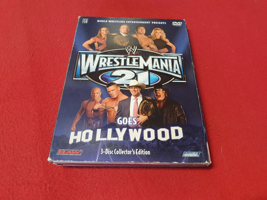 WWE WRESTLEMANIA 21 GOES HOLLYWOOD BOX till DVD