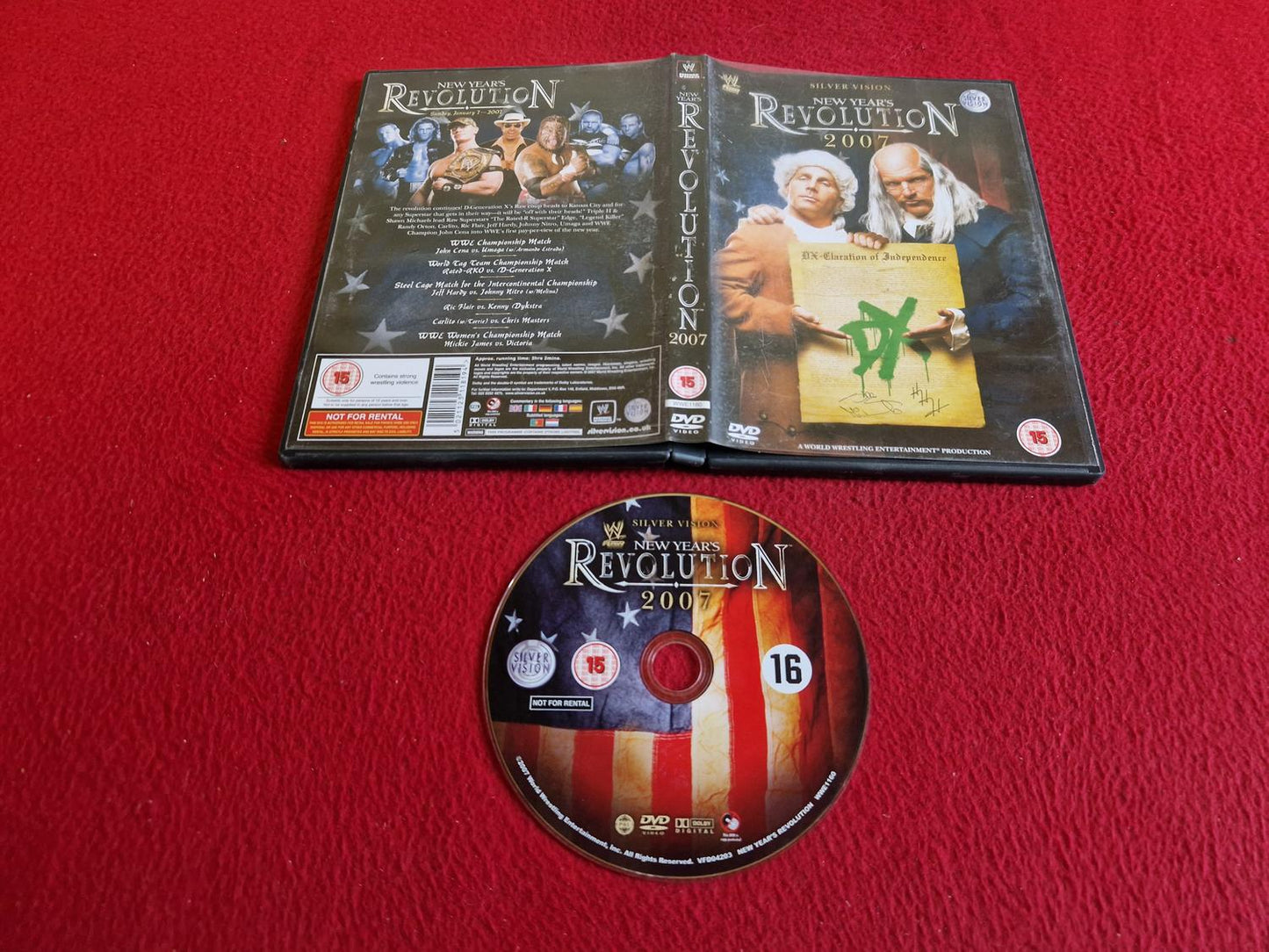 WWE WRESTLING NEW YEARS REVOLUTION 2007 DVD