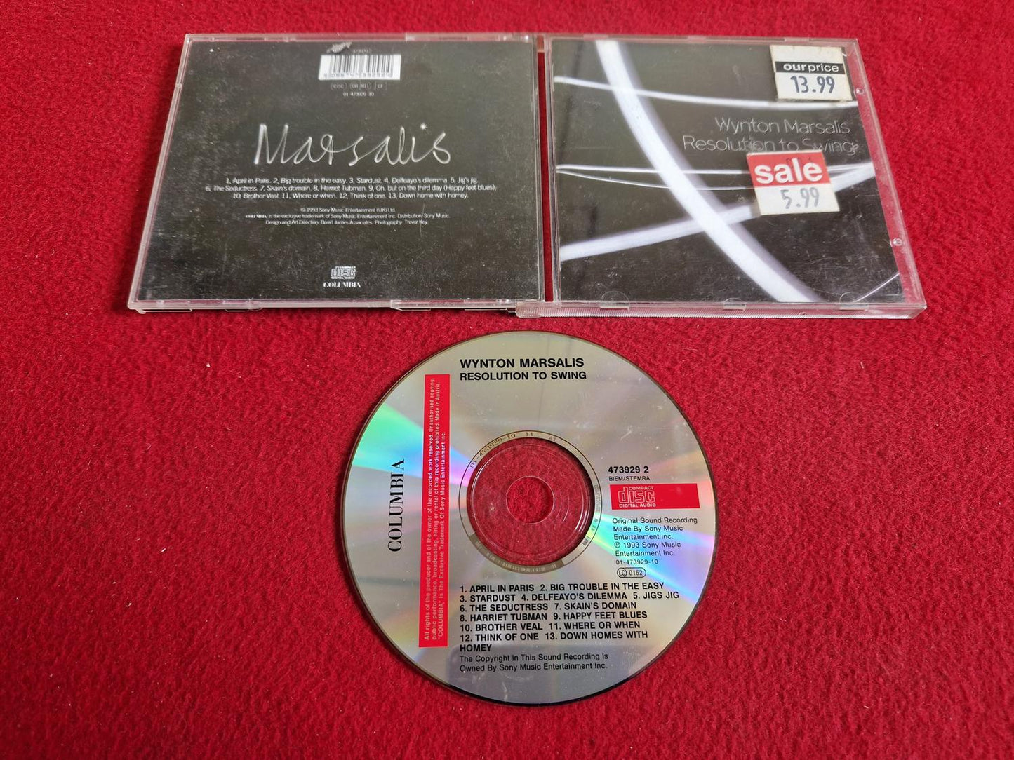 WYNTON MARSALIS RESOLUTION TO SWING till CD
