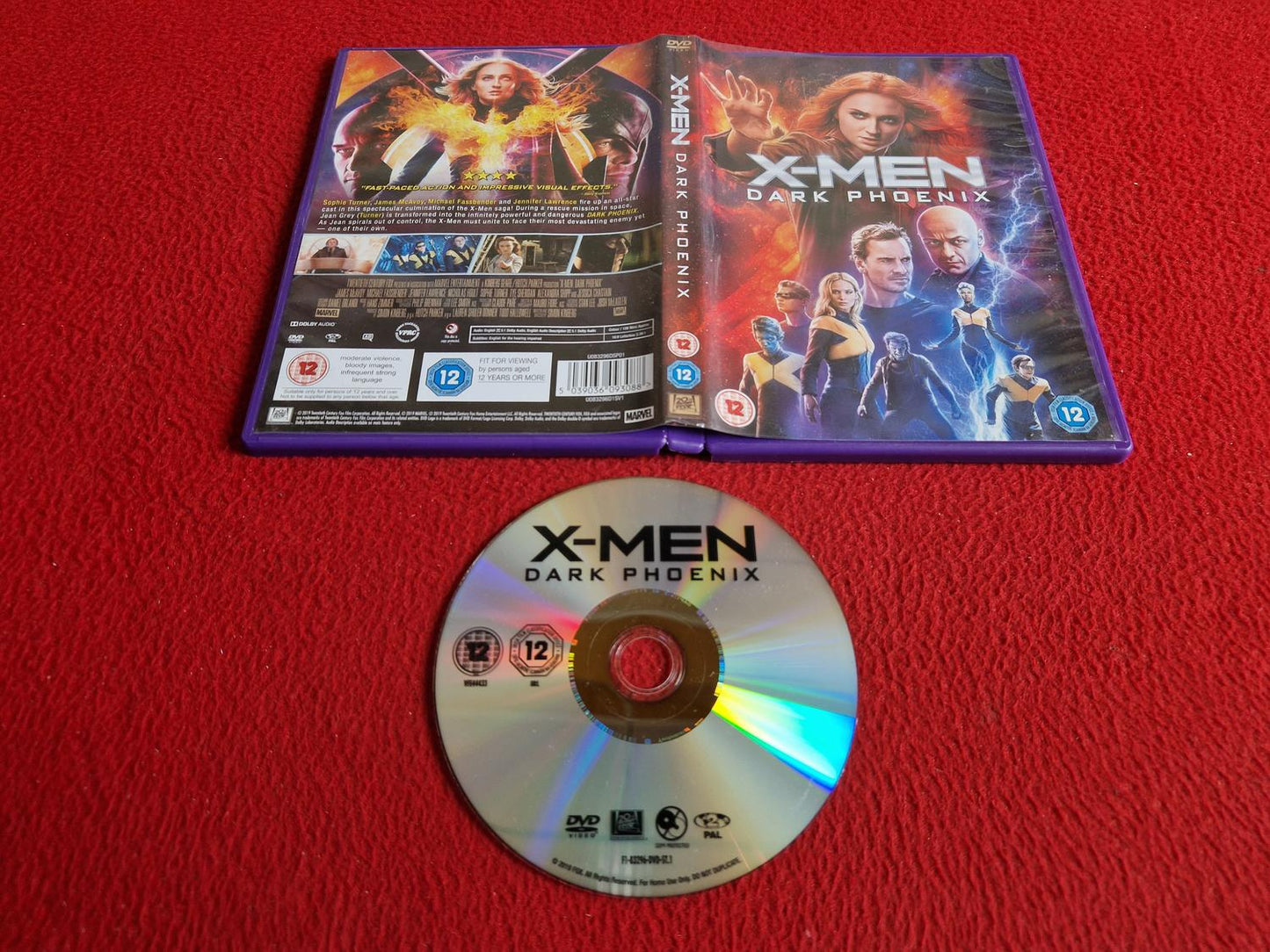 X-MEN DARK PHOENIX [ ENGELSK TEXT ] DVD