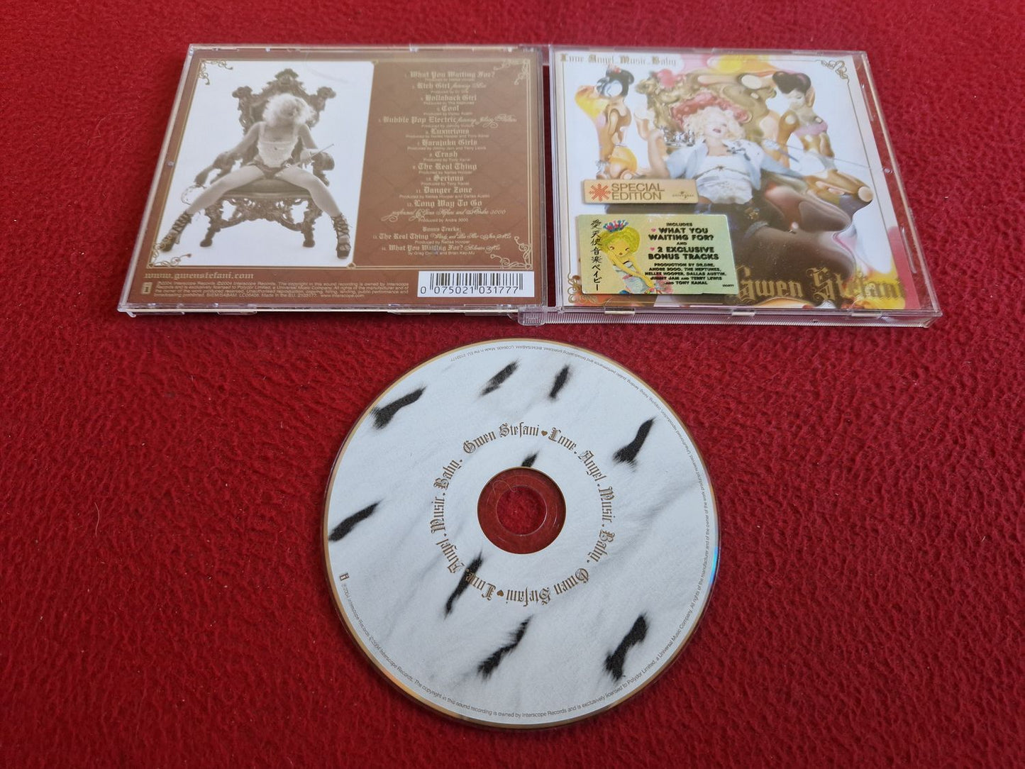 GWEN STEFANI LOVE ANGEL MUSIC BABY CD