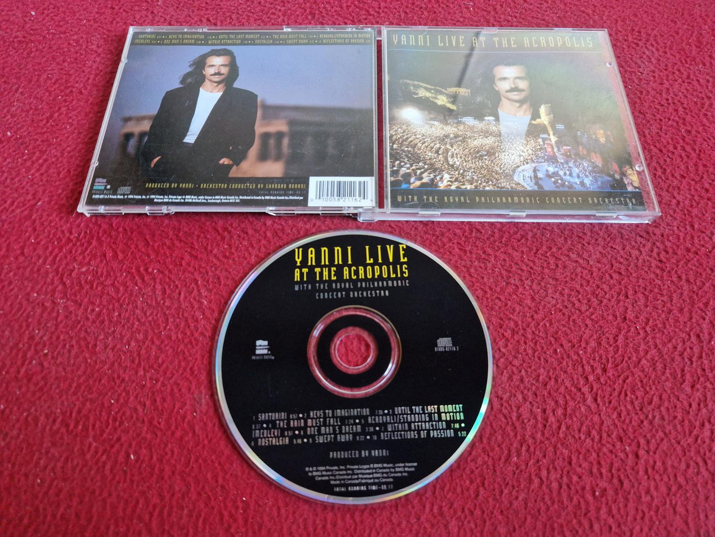 YANNI LIVE AT THE ACROPOLIS WITH THE ROYAL PHILHARMONIC CONCERT ORCHESTRA CD