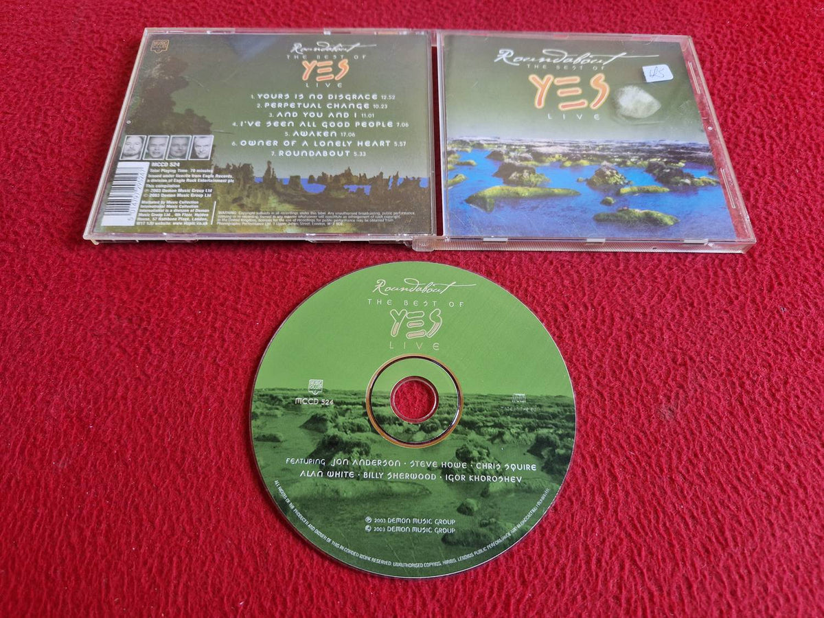 YES ROUNDABOUT THE BEST OF YES LIVE CD