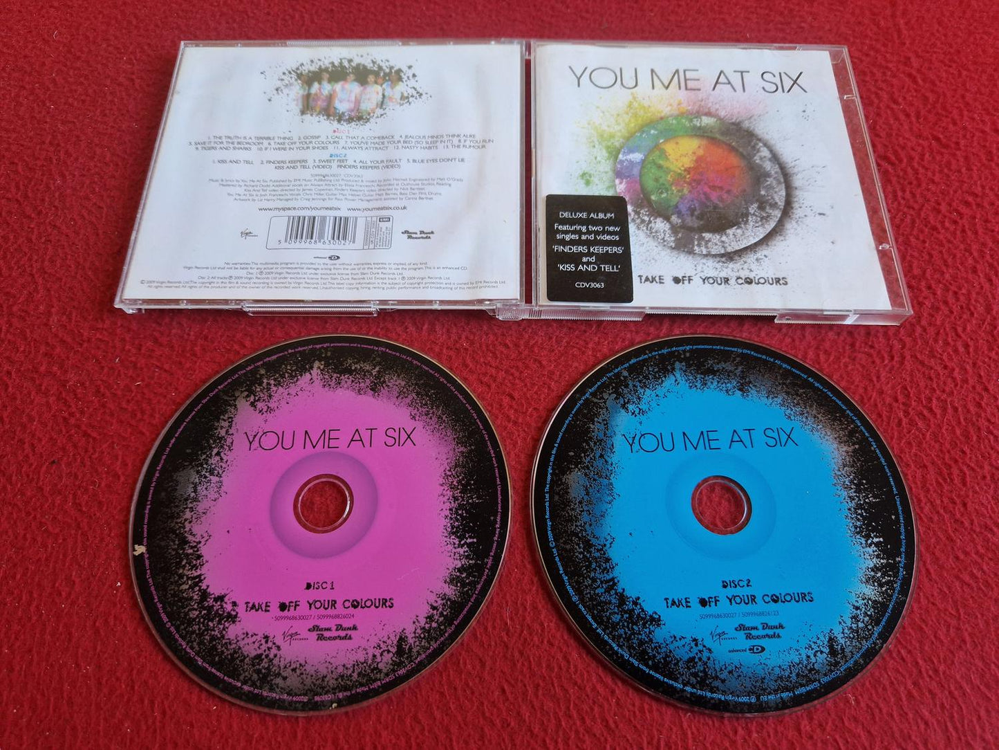 YOU ME AT SIX TAKE OFF YOUR COLOURS CD
