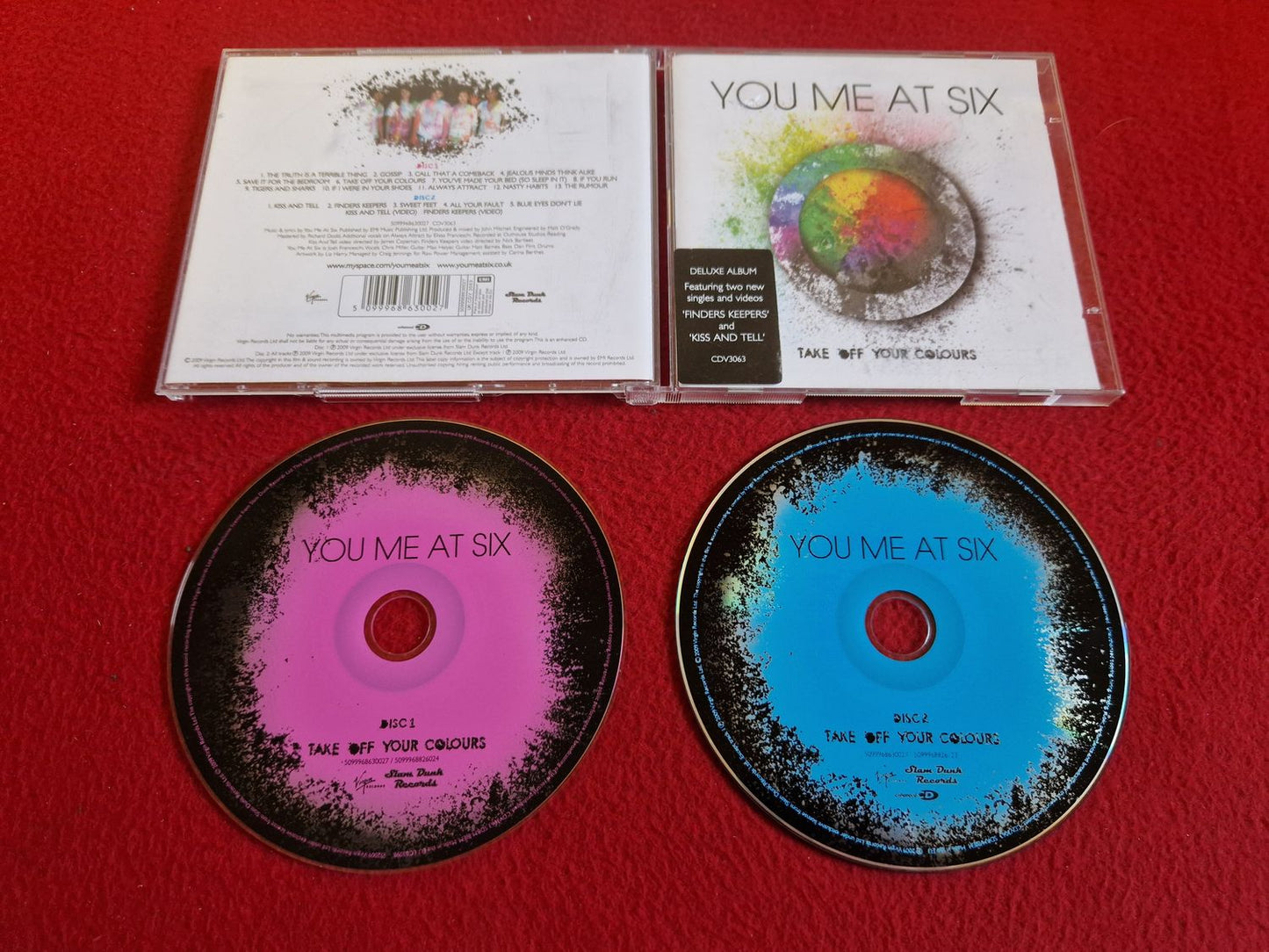 YOU ME AT SIX TAKE OFF YOUR COLOURS CD