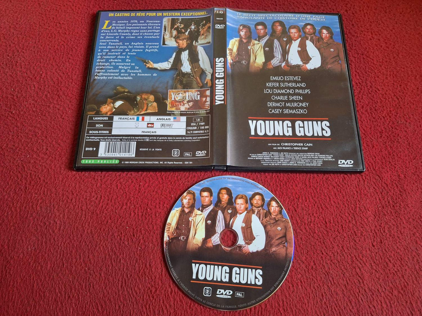 YOUNG GUNS [ ENGELSKT TAL / FRANSK TEXT ] DVD