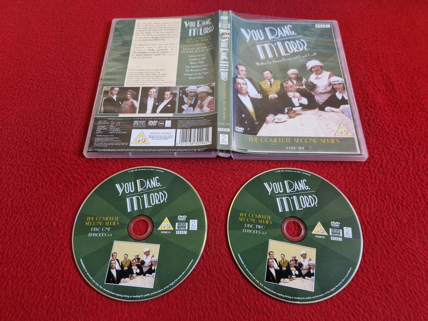 YOU RANG M'LORD? SERIES 2 DVD