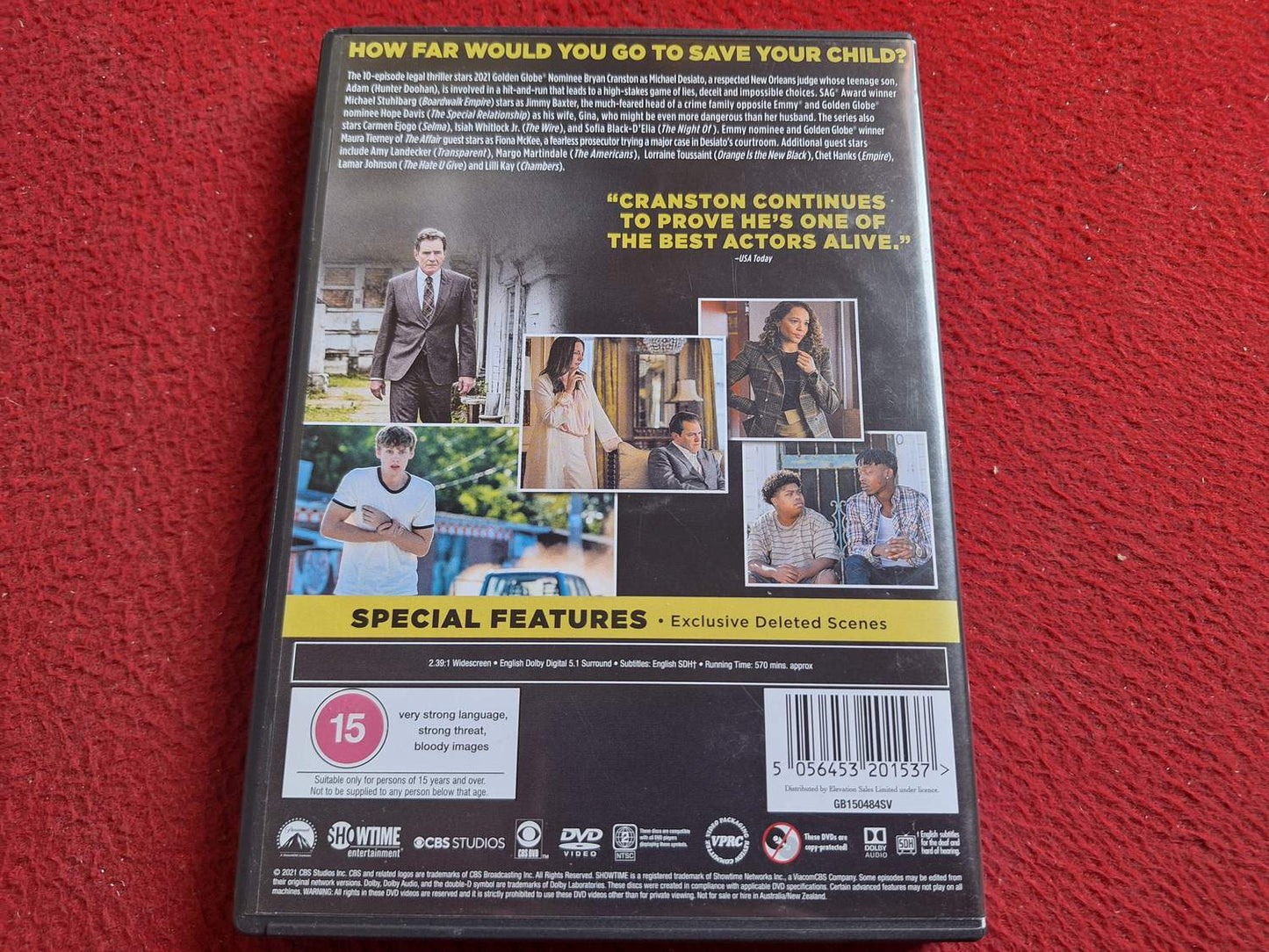 YOUR HONOR [ REGION 2 / NTSC ] [ ENGELSK TEXT ] BOX DVD