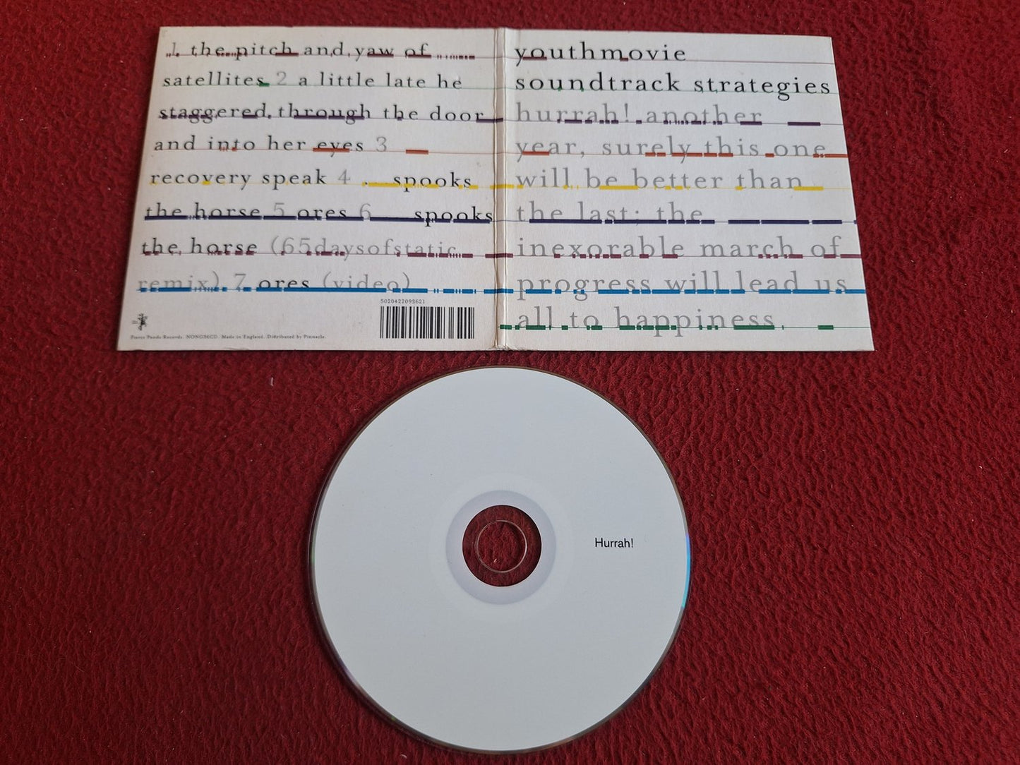 YOUTHMOVIE SOUNDTRACK STRATEGIES HURRAH! ANOTHER YEAR, SURELY THIS ONE... CD