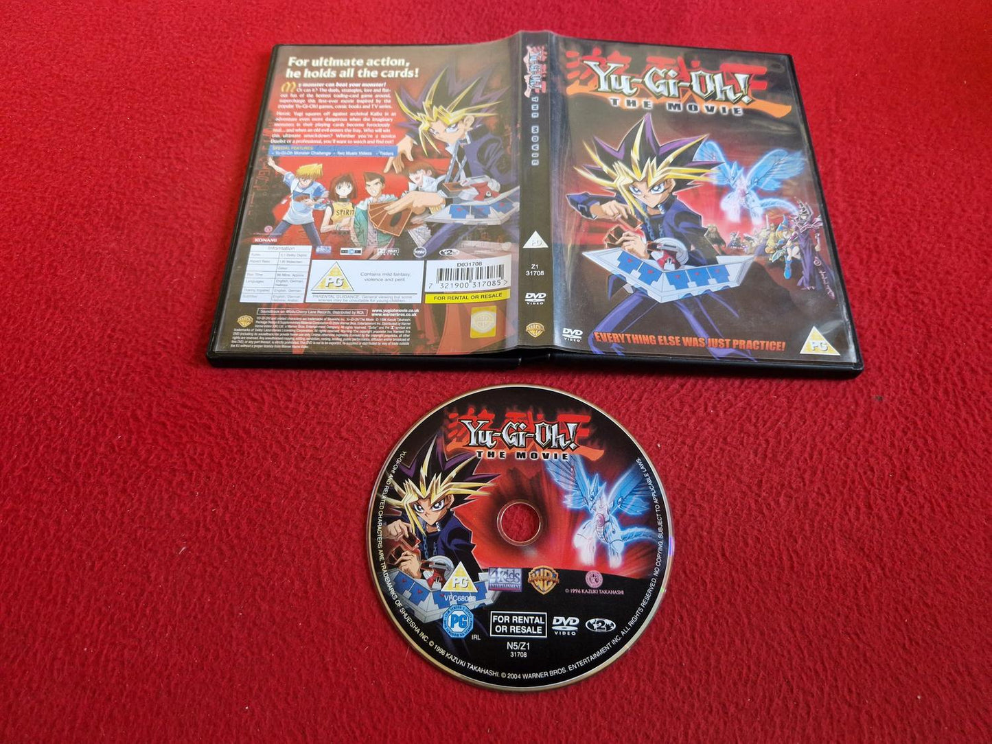 YU-GI-OH THE MOVIE DVD