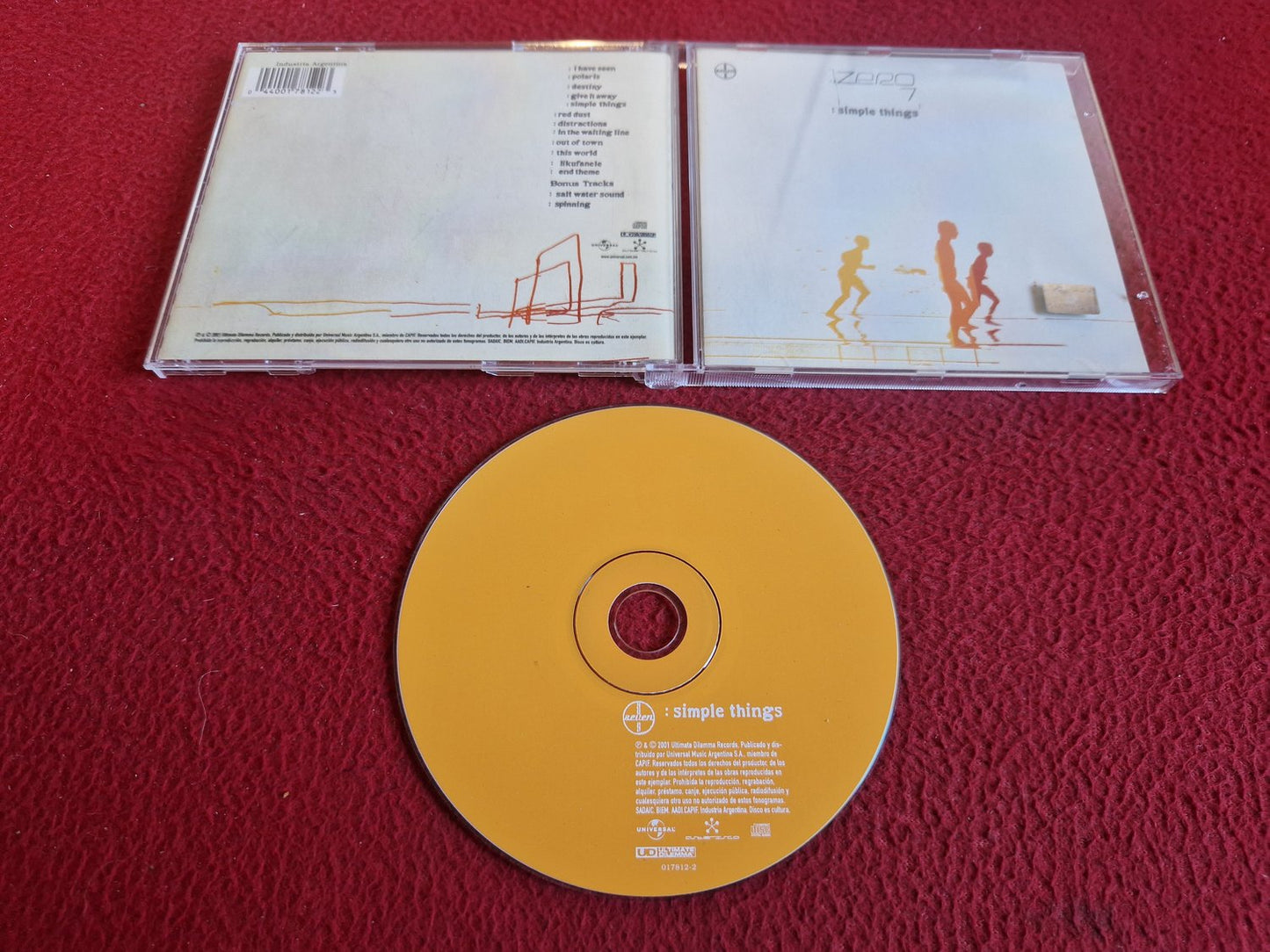 ZERO 7 SIMPLE THINGS CD