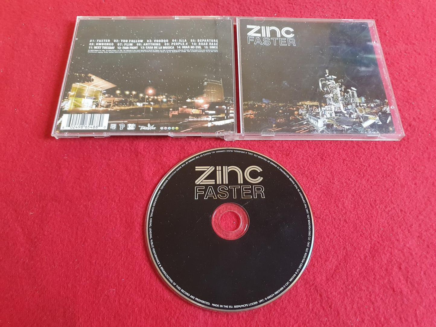 ZINC FASTER till CD