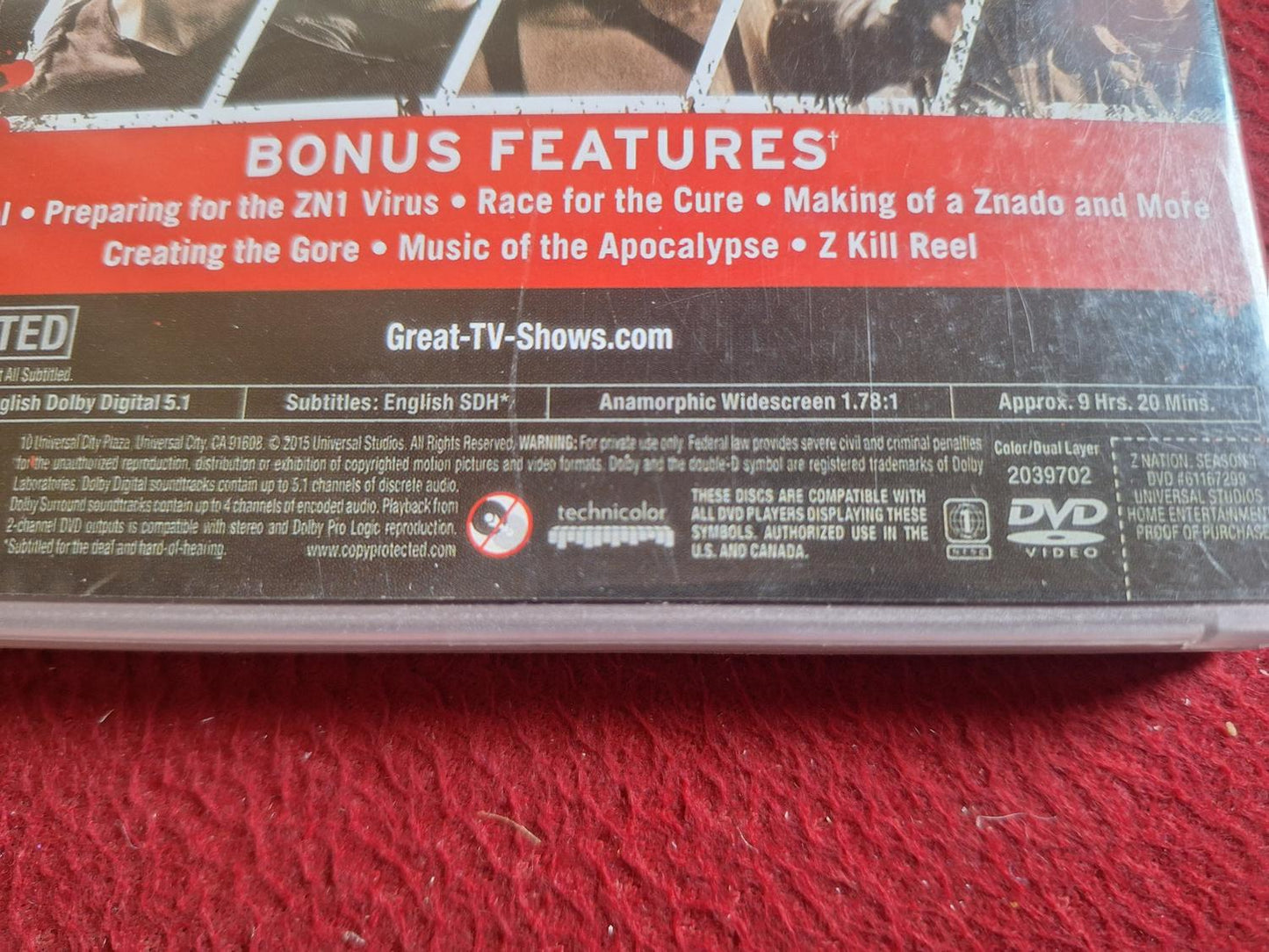 Z NATION SEASON 1 [ REGION 1 / NTSC ] BOX DVD