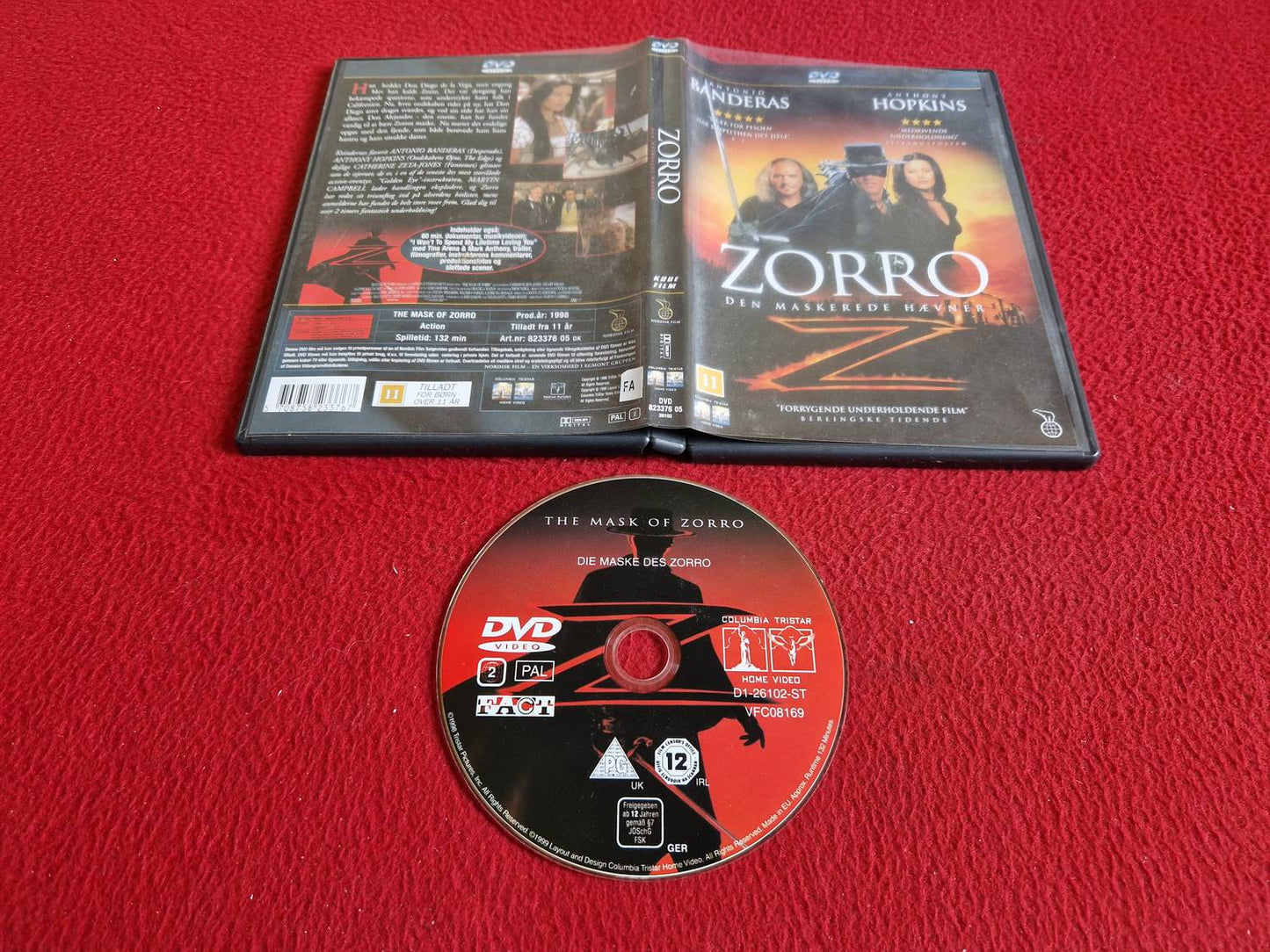 ZORRO [ DANSK UTGÅVA ] DVD